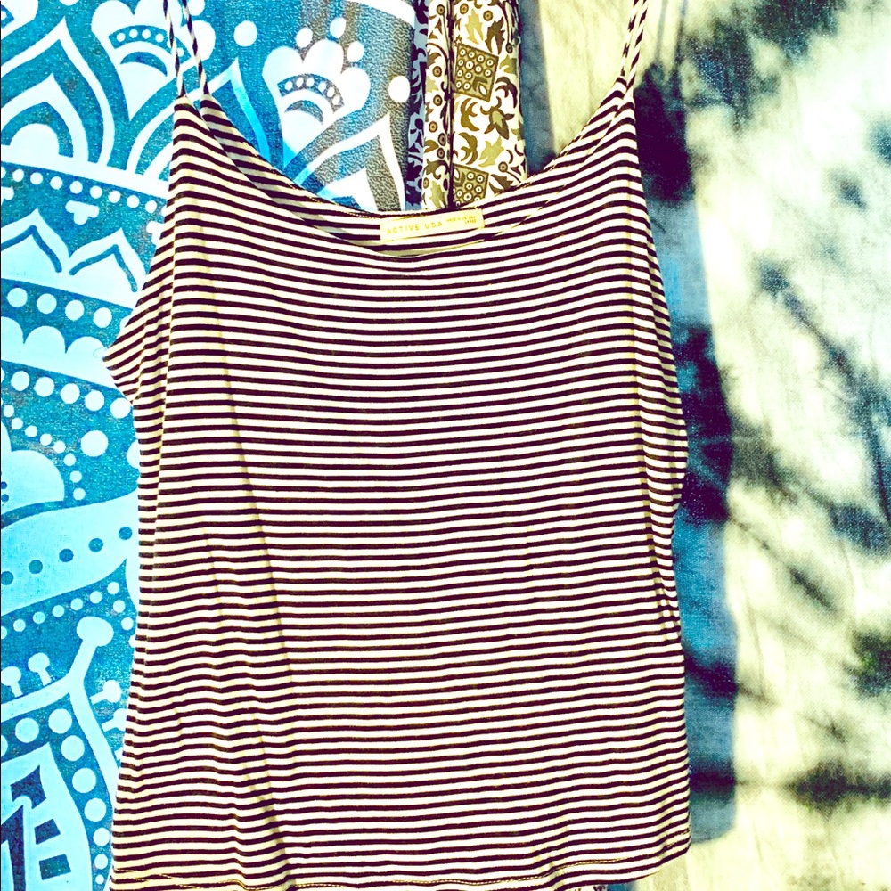 Spaghetti strap W&B tank!